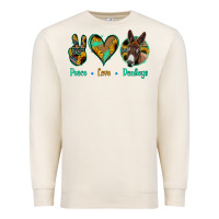 Sandshell Peace Love Donkeys Premium Sweatshirt - Bettercallsaul