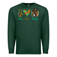 Sports Green Peace Love Donkeys Premium Sweatshirt - Bettercallsaul