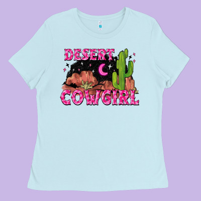 Desert Cowgirl Ladies Tee Designed By Zillion Design Studio