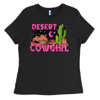 Black desert cowgirl Ladies Tee - Zillion Design Studio