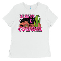 White desert cowgirl Ladies Tee - Zillion Design Studio