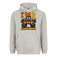 Moon Dust i'm one this is how i roll monster truck birthday Heavyweight Hoodie - Jasminsmagicworld