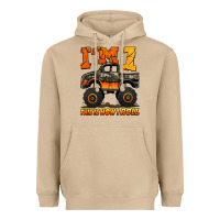Mushroom i'm one this is how i roll monster truck birthday Heavyweight Hoodie - Jasminsmagicworld
