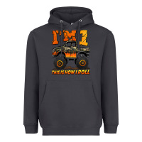 Smoke i'm one this is how i roll monster truck birthday Heavyweight Hoodie - Jasminsmagicworld