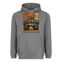 I'm One This Is How I Roll Monster Truck Birthday Heavyweight Hoodie | Teevron