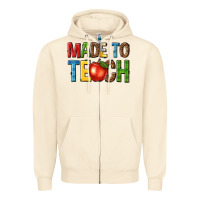Sandshell made to teach Zipper Hoodie - NancyCooperArtShop