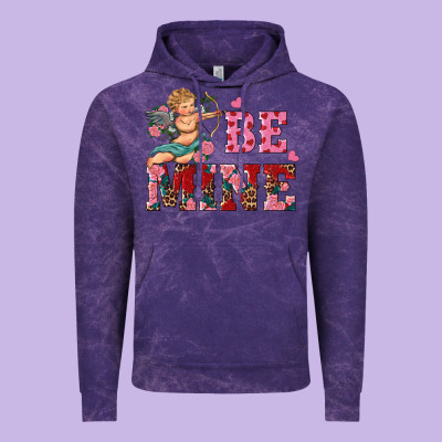 Be Mine Cupid Vintage Hoodie Designed By Ranaportraitstore
