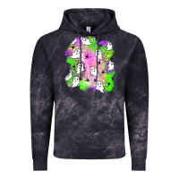 Cloud Black ghost halloween patch Vintage Hoodie - BundleAndBundleShop