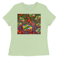 Matcha Mardi gras king cake and crawfish Ladies Tee - RanaPortraitStore