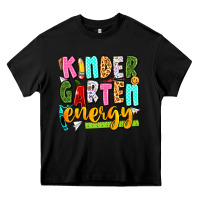 Black kindergarten energy Heavy Core Tee - texasbilliewilder