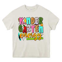 Cream kindergarten energy Heavy Core Tee - texasbilliewilder