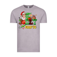 Vintage Zinc jolly nurse with Christmas element Vintage Tee - AdoDesignShop
