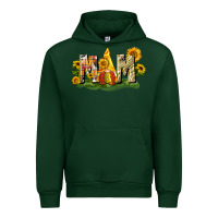 Forest Green Mom gnome sunflower Urban Hoodie - CowGirlArtShop