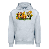 Heather Grey Mom gnome sunflower Urban Hoodie - CowGirlArtShop