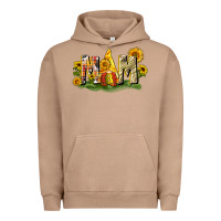 Pigment Burro Mom gnome sunflower Urban Hoodie - CowGirlArtShop
