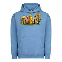 Pigment Pebble Blue Mom gnome sunflower Urban Hoodie - CowGirlArtShop