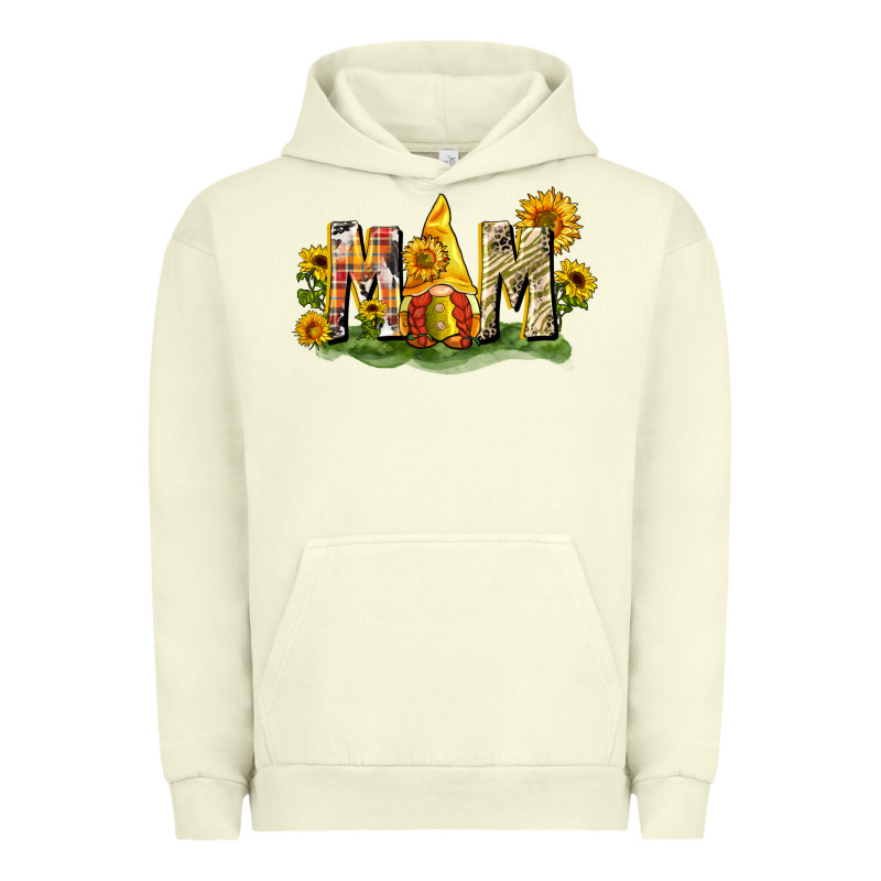 Mom Gnome Sunflower Urban Hoodie by CowGirlArtShop | Teevron