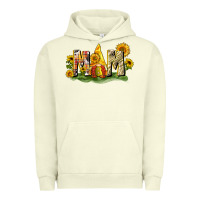 Pigment Pistachio Mom gnome sunflower Urban Hoodie - CowGirlArtShop