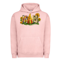 Pigment Salmon Mom gnome sunflower Urban Hoodie - CowGirlArtShop