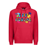 Cardinal i am ausome Premium Hoodie - JahusDesignShop