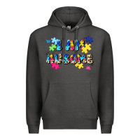 Charcoal Heather i am ausome Premium Hoodie - JahusDesignShop