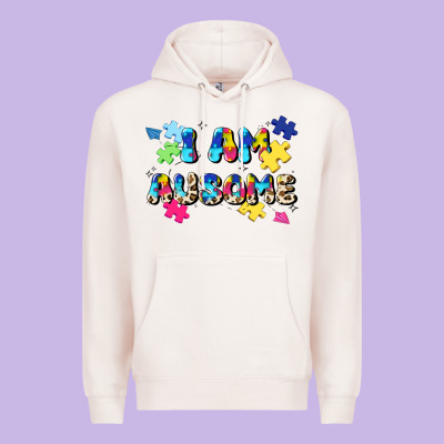 I Am Ausome Premium Hoodie Designed By Jahusdesignshop