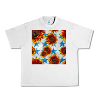 Lunar Rock patriotic sunflowers and stars Urban Heavy Tee - BundleAndBundleShop