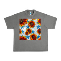 Tornado patriotic sunflowers and stars Urban Heavy Tee - BundleAndBundleShop