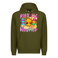 Army Green popsicle hustler Premium Hoodie - NancyCooperArtShop