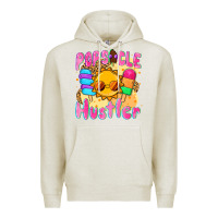 Oatmeal Heather popsicle hustler Premium Hoodie - NancyCooperArtShop