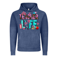Vintage Denim teacher life Vintage Hoodie - AdoDesignShop