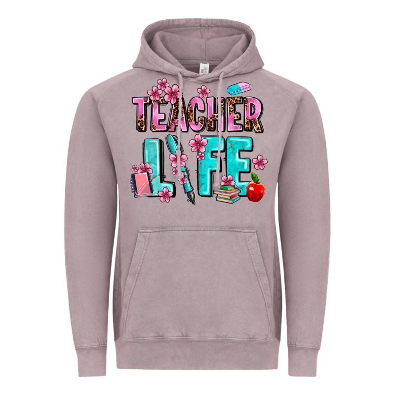 Teacher Life Vintage Hoodie by AdoDesignShop | Teevron