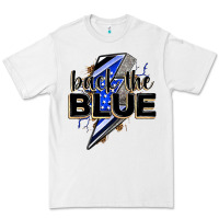 White back the blue with lightning bolt Premium Tee - Zillion Design Studio