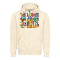 Sandshell welcome school Zipper Hoodie - NancyCooperArtShop