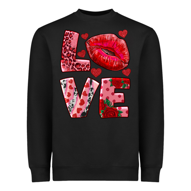 Love Kiss Heavyweight Sweatshirt by AdoDesignShop | Teevron