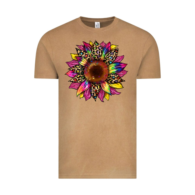 Tie Dye Leopard Sunflower Vintage Tee by Artiststas | Teevron