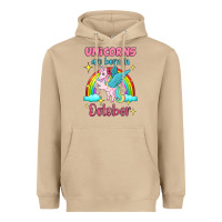 Mushroom unicorns are born in october Heavyweight Hoodie - Jasminsmagicworld