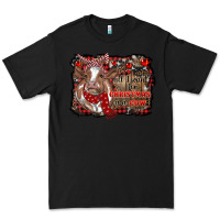 Black all i want for christmas is a cow cowhide Premium Tee - RanaPortraitStore