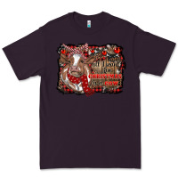Plum all i want for christmas is a cow cowhide Premium Tee - RanaPortraitStore