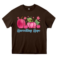 Chocolate Brown harvesting hope Heavy Core Tee - Zillion Design Studio