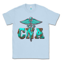 Dusty Blue western nurse certified nurse assistant medilcal symbol Classic Tee - BarkalooDesign