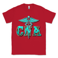 Red western nurse certified nurse assistant medilcal symbol Classic Tee - BarkalooDesign