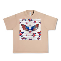Burro patriotic eagle wing Urban Heavy Tee - BundleAndBundleShop