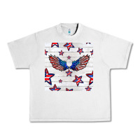 Lunar Rock patriotic eagle wing Urban Heavy Tee - BundleAndBundleShop