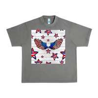 Tornado patriotic eagle wing Urban Heavy Tee - BundleAndBundleShop