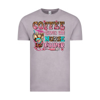 Vintage Zinc coffee gives me nurse power Vintage Tee - AdoDesignShop