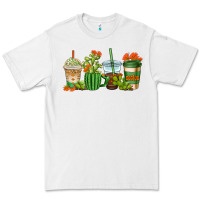 White cactus coffee cups Premium Tee - AdoDesignShop