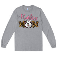 Heather Grey Husky Mom Long Sleeve Tee - Jasminsmagicworld