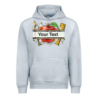 Heather Grey floral teacher custom name Urban Hoodie - CowGirlArtShop