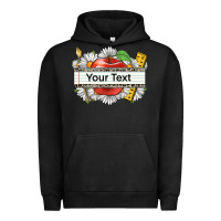 Floral Teacher Custom Name Urban Hoodie | Teevron